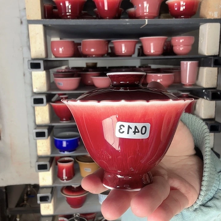 瓷片景德镇郎红陶瓷