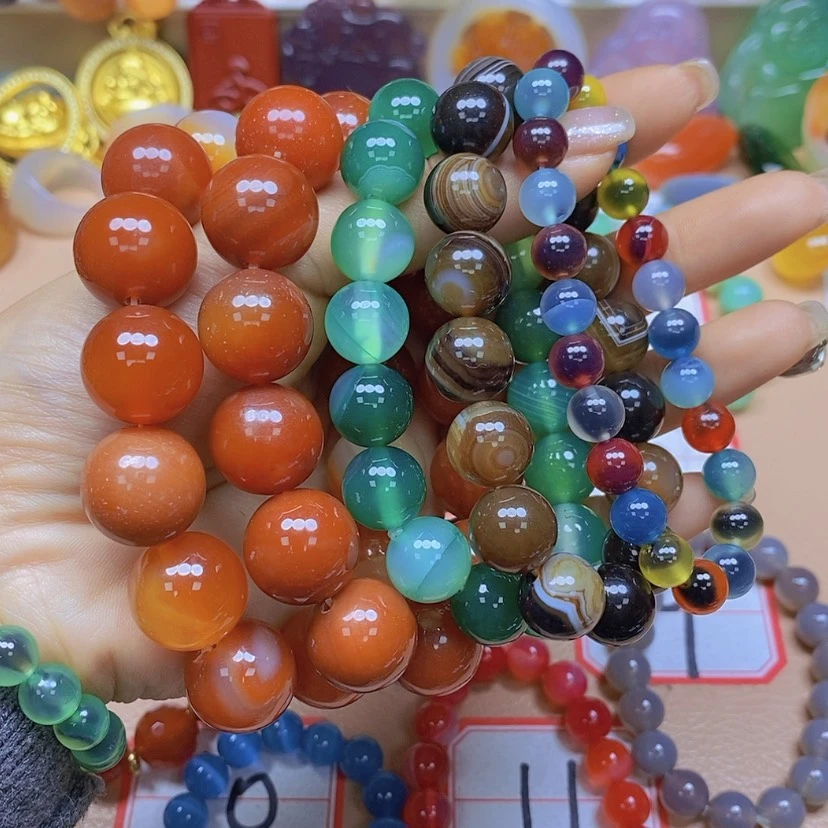 【闪购商品】玛瑙/玉髓颈饰未镶嵌?****9