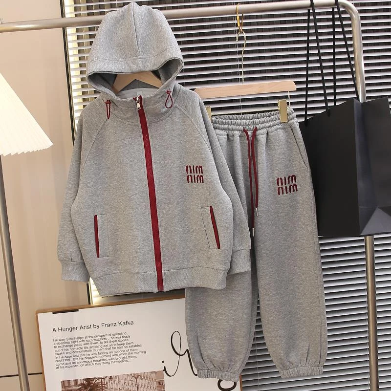 MK&UR.BV儿童装男童套装秋冬款2025新款秋装衣服秋季男孩大童运动