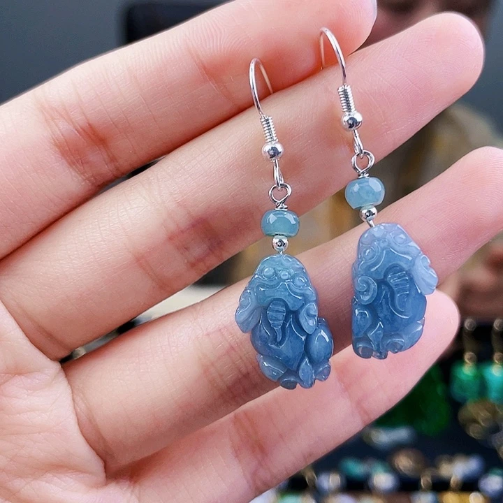 翡翠耳饰未镶嵌饰品