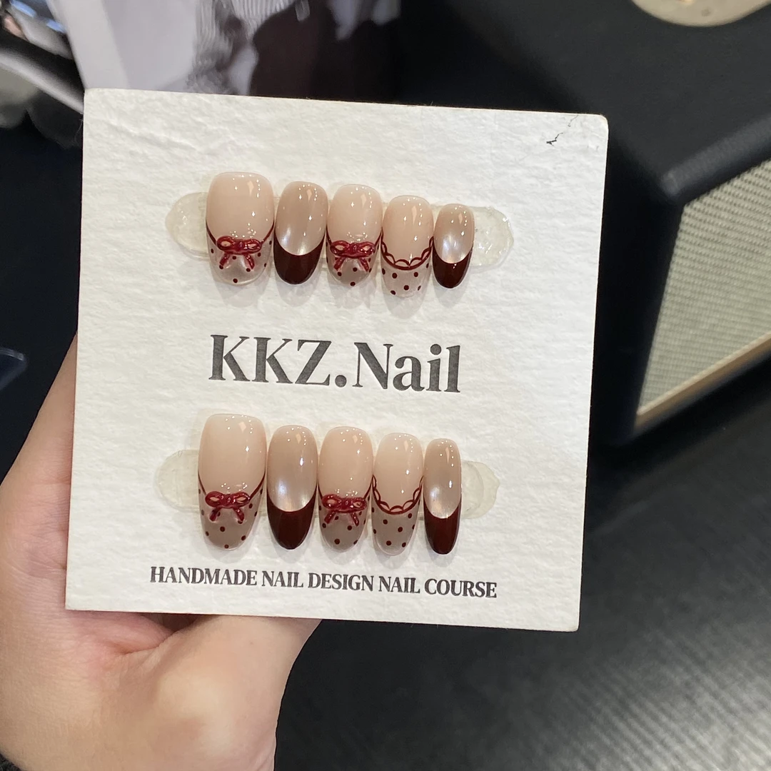 红蕾丝·KKZ纯手工光疗甲片