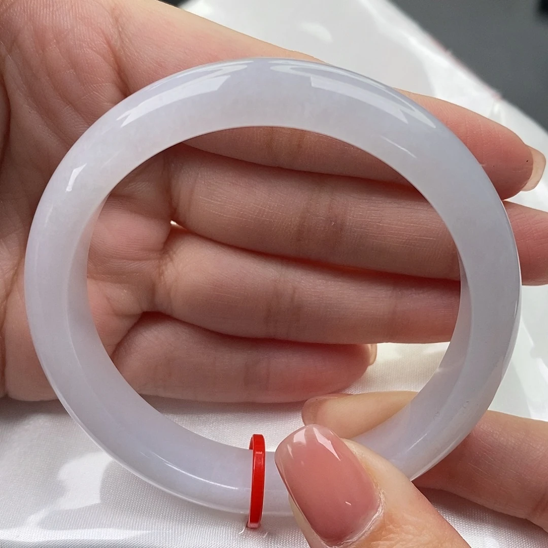 翡翠未镶嵌手镯缅甸天然A货翡翠 56