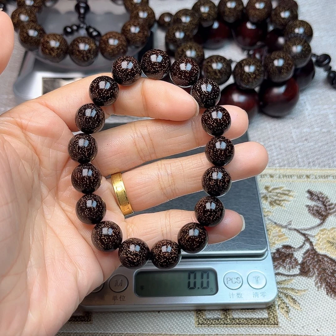 檀香紫檀（小叶紫檀）1.2 17颗 爆星