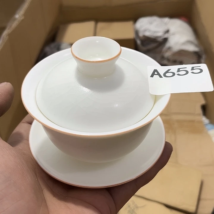 瓷片茶摆件工艺品摆件666
