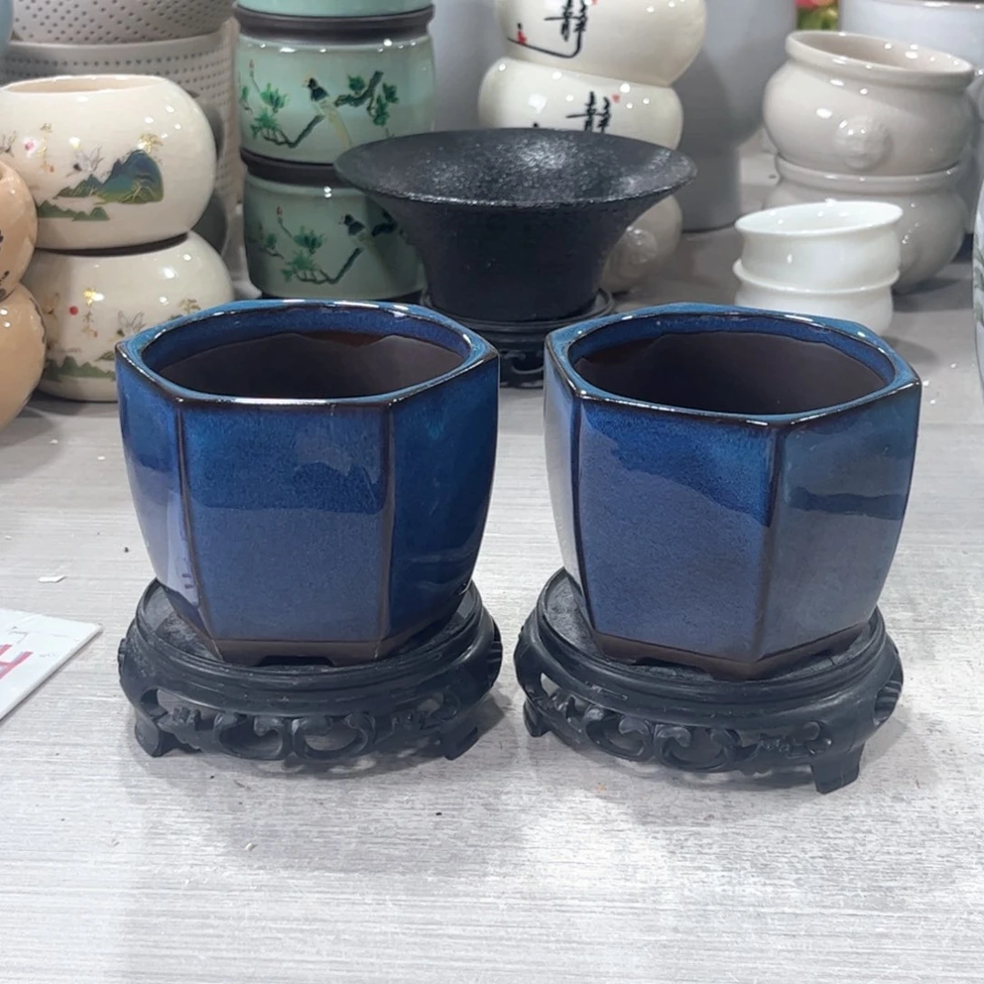 口径   10*8.5陶瓷绿植多肉微瑕花盆