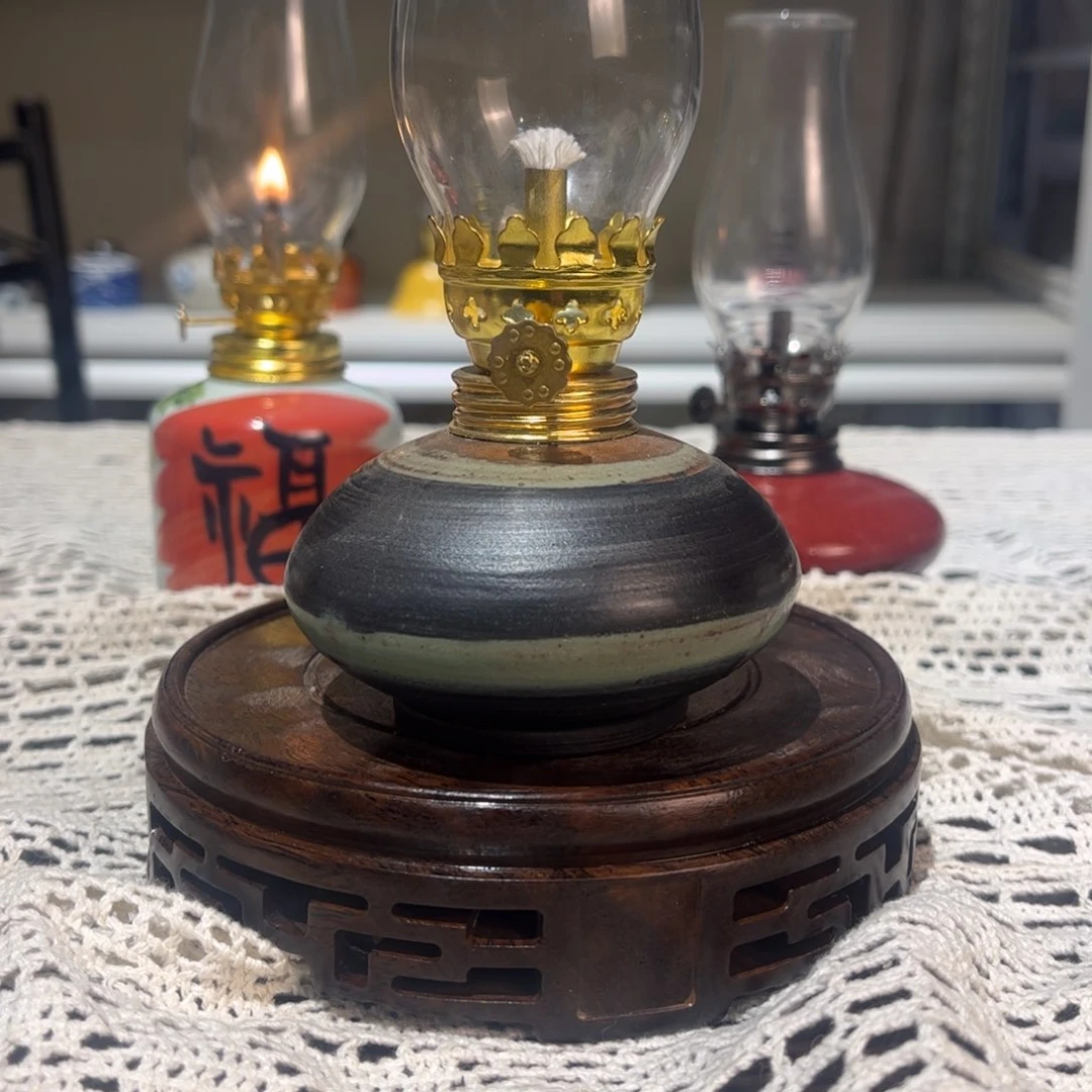 摆件景德镇陶瓷香薰灯