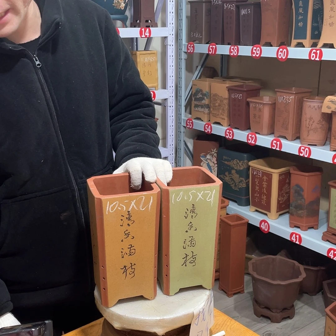 紫砂天心紫砂手工花盆