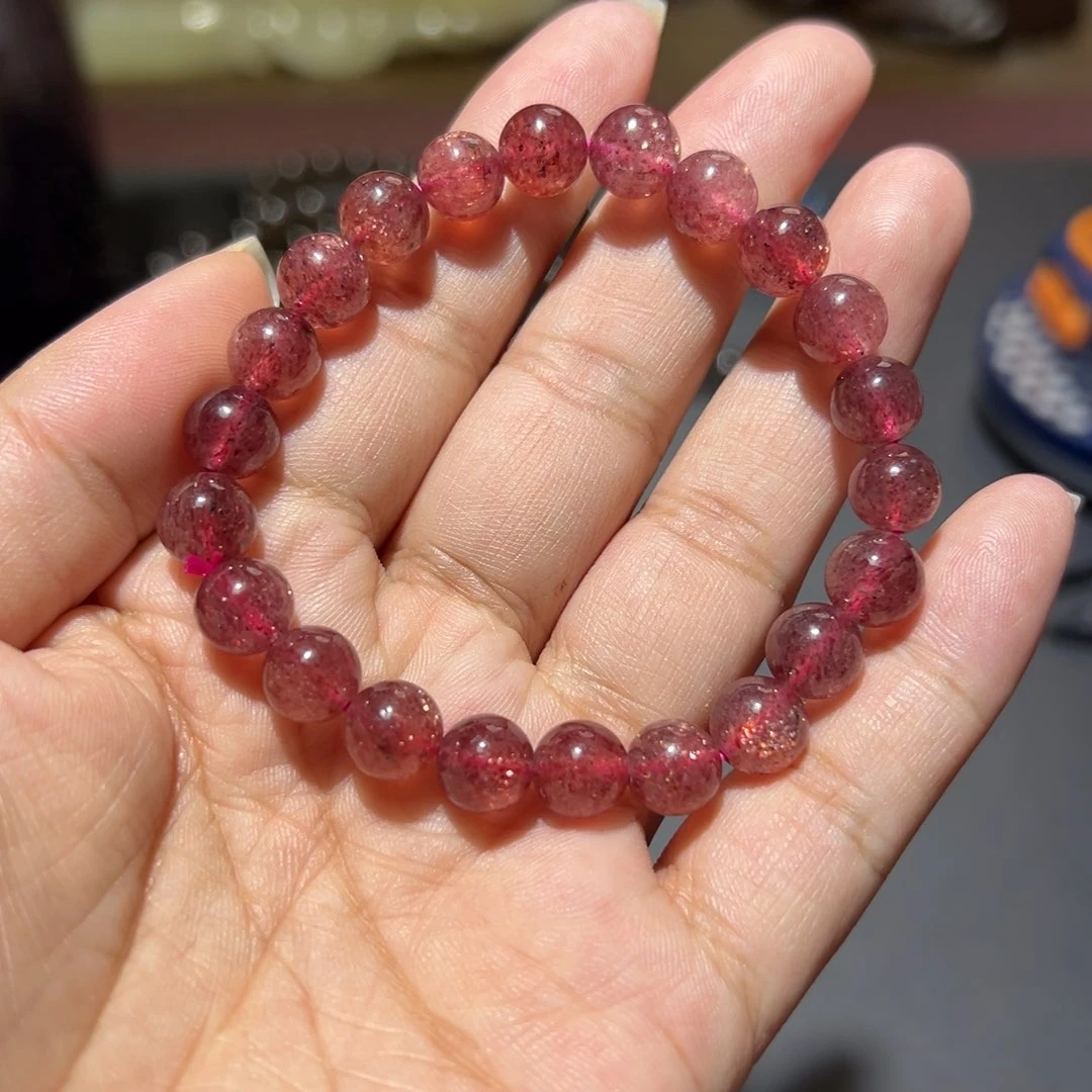 未镶嵌手链水晶草莓晶1号