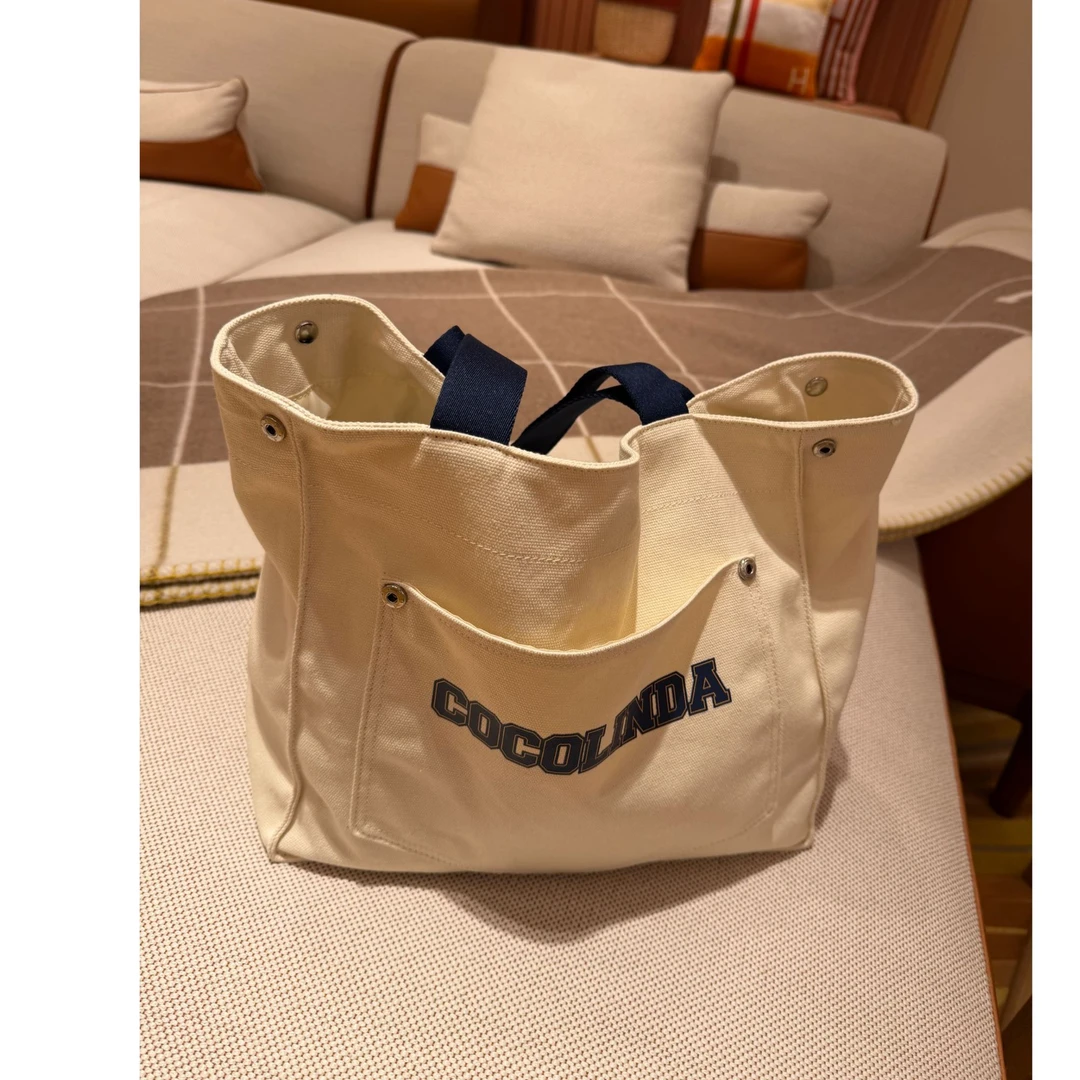 COCOLINDA | 复古休闲原创设计棉帆布包B5448