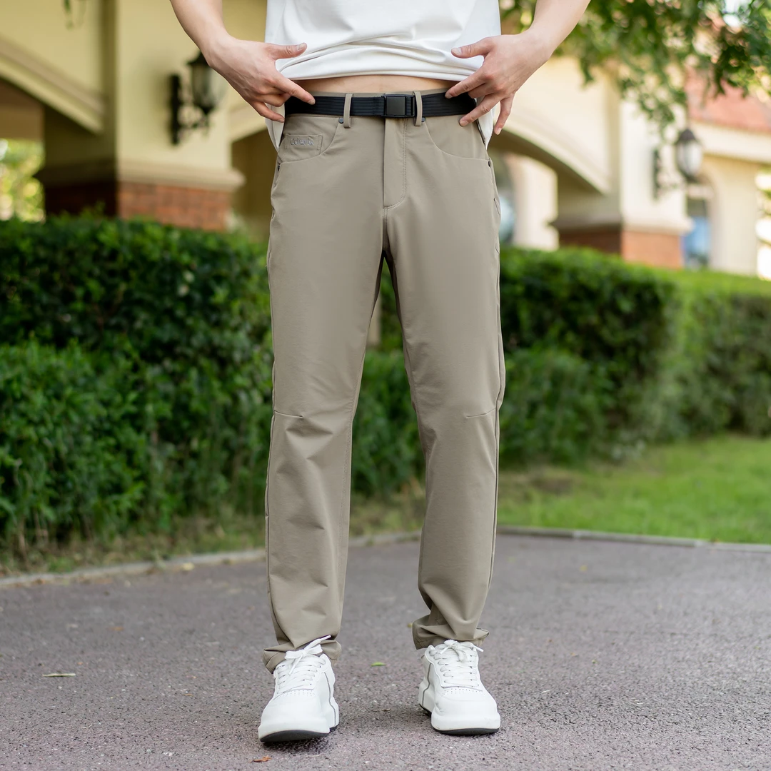 1282/2025新款男士直筒户外运动休闲裤宽松登山冲锋裤男