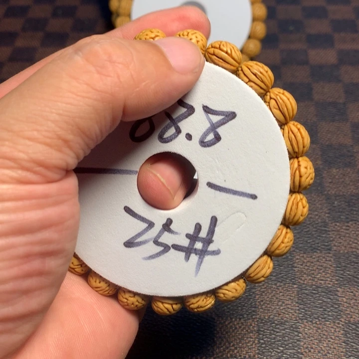 桃核手串25号健健康康