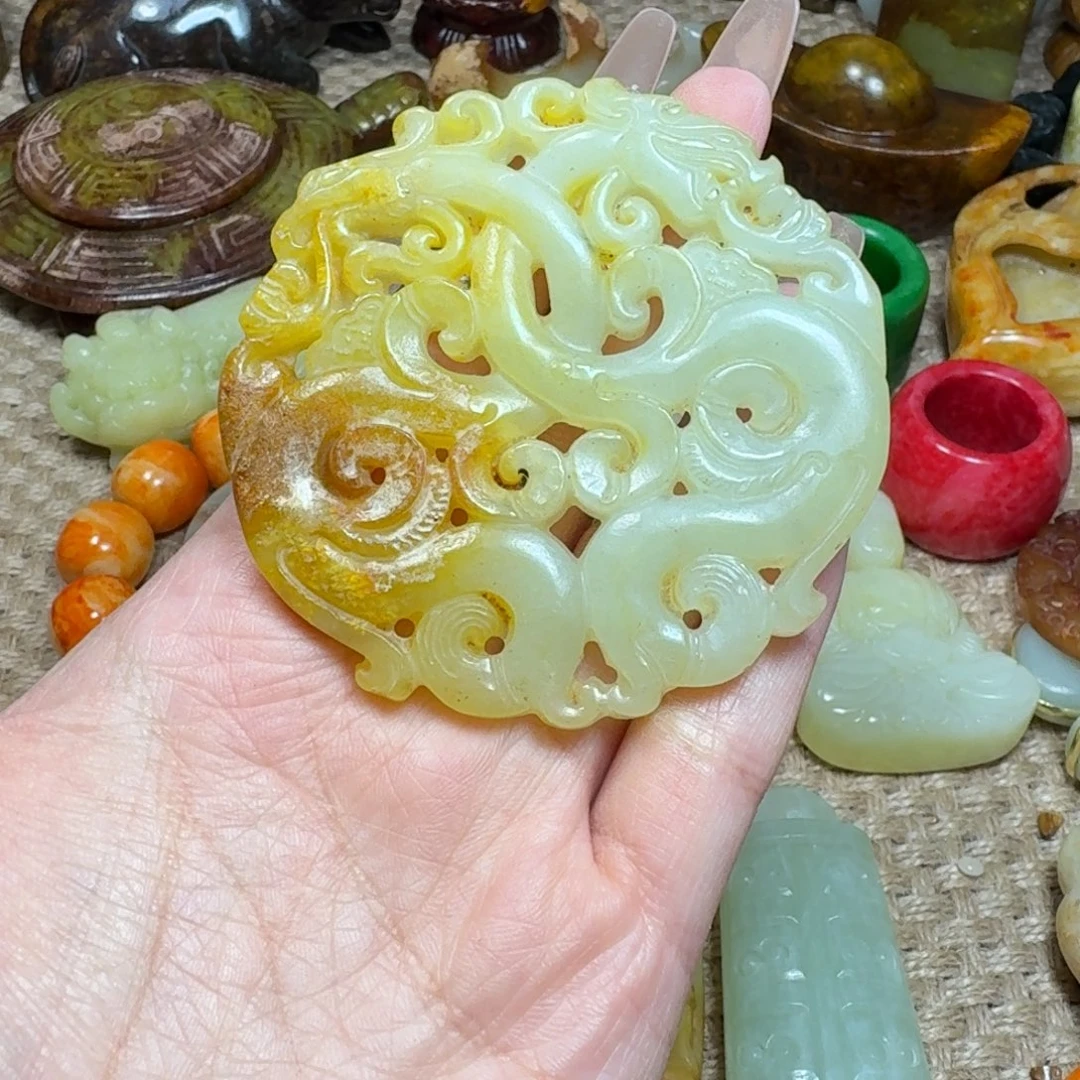 吊坠白玉菩提挂件