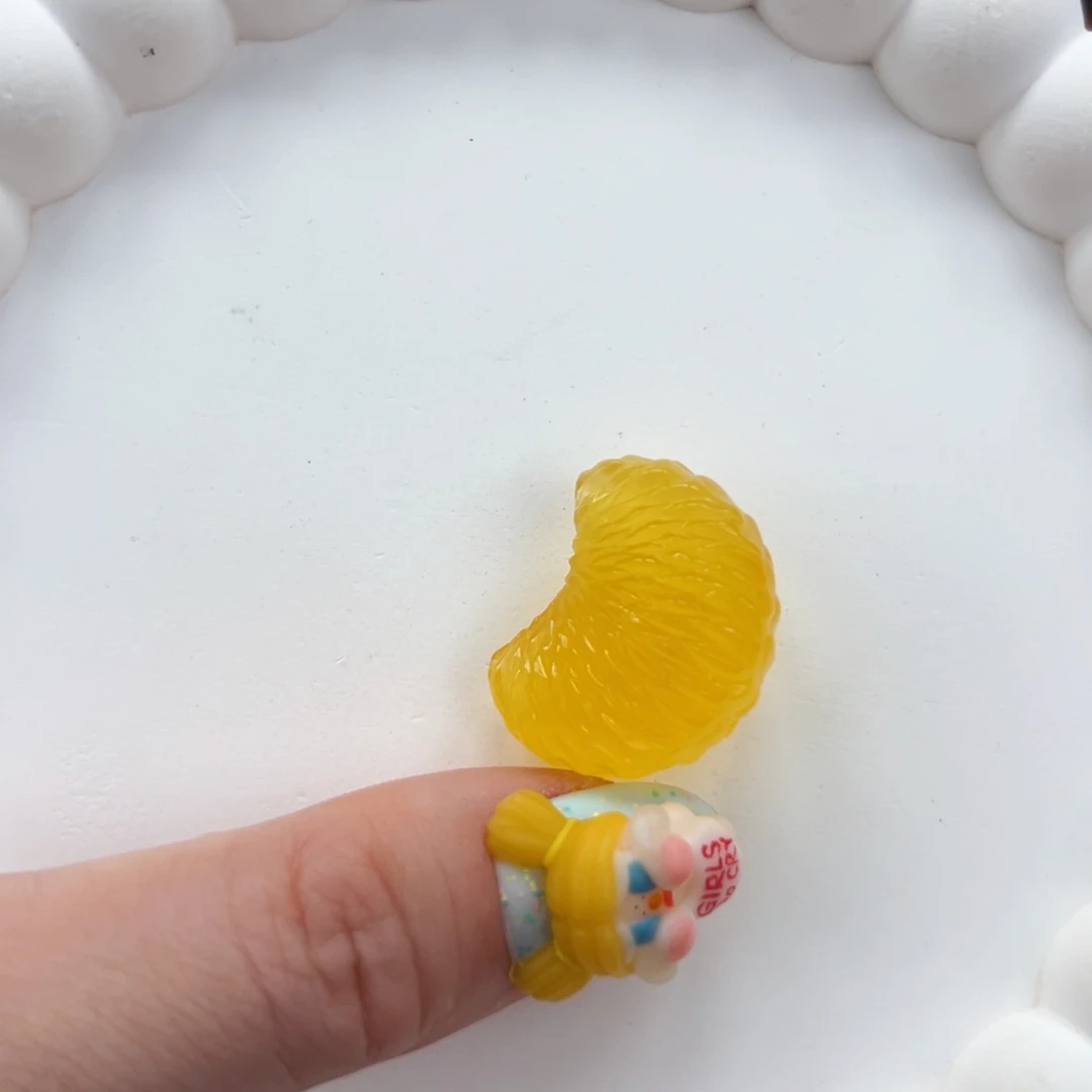 裸石琥珀未镶嵌橘子（大橘大利）