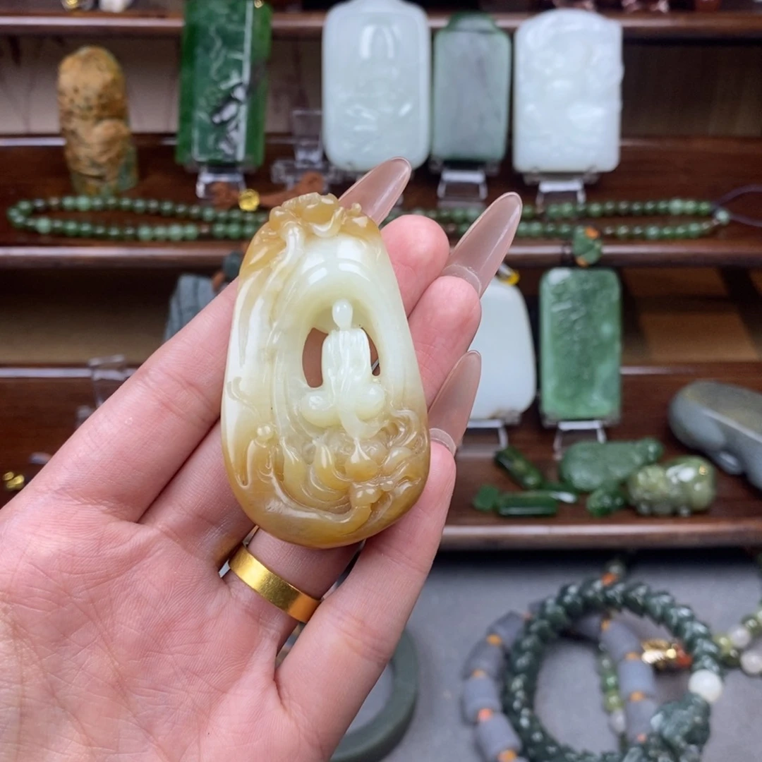 和田玉颈饰未镶嵌一*