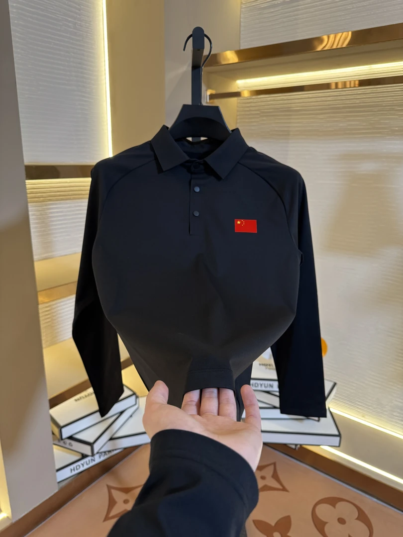 【HG】2025新款无痕长袖POLO