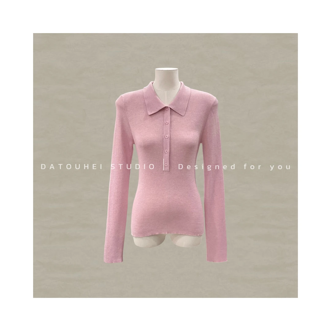 【DATOUHEI 秋季新品】“羊毛极简"2025秋POLO针织衫D225X16709
