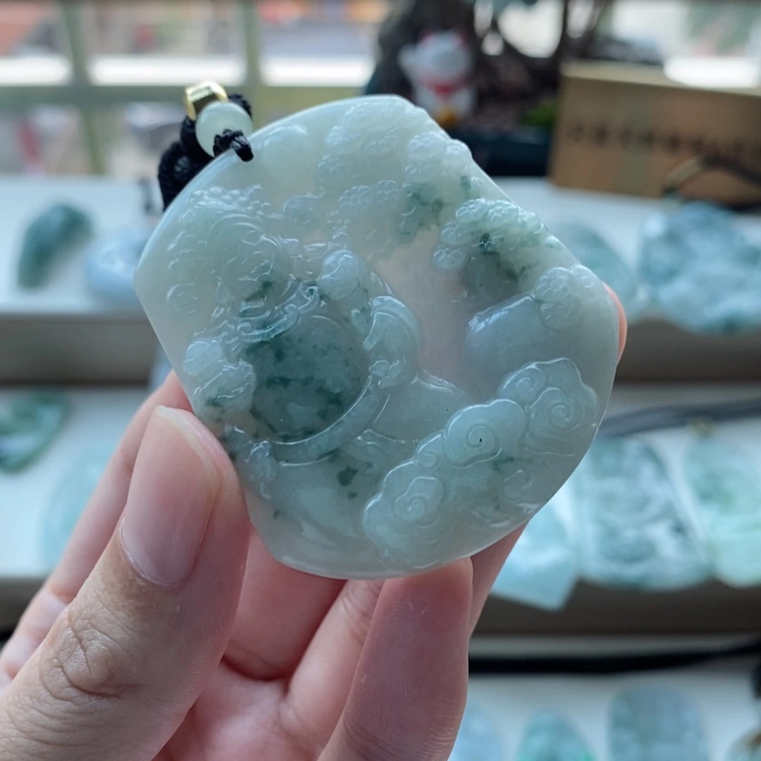 【闪购商品】颈饰未镶嵌翡翠天然缅甸A货翡翠