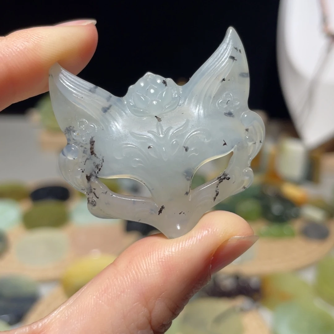 岫玉未镶嵌颈饰颈饰8