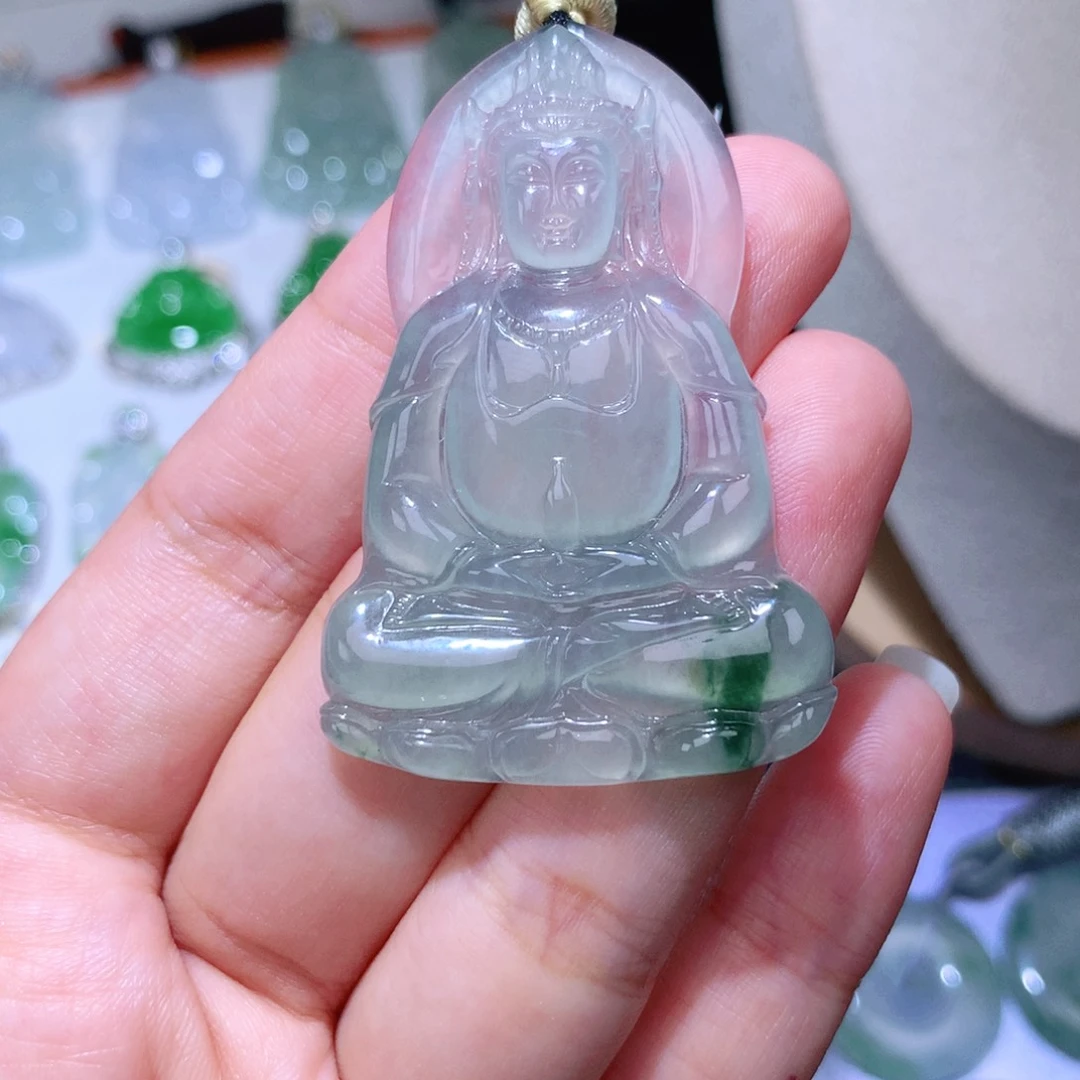 颈饰未镶嵌翡翠素衣