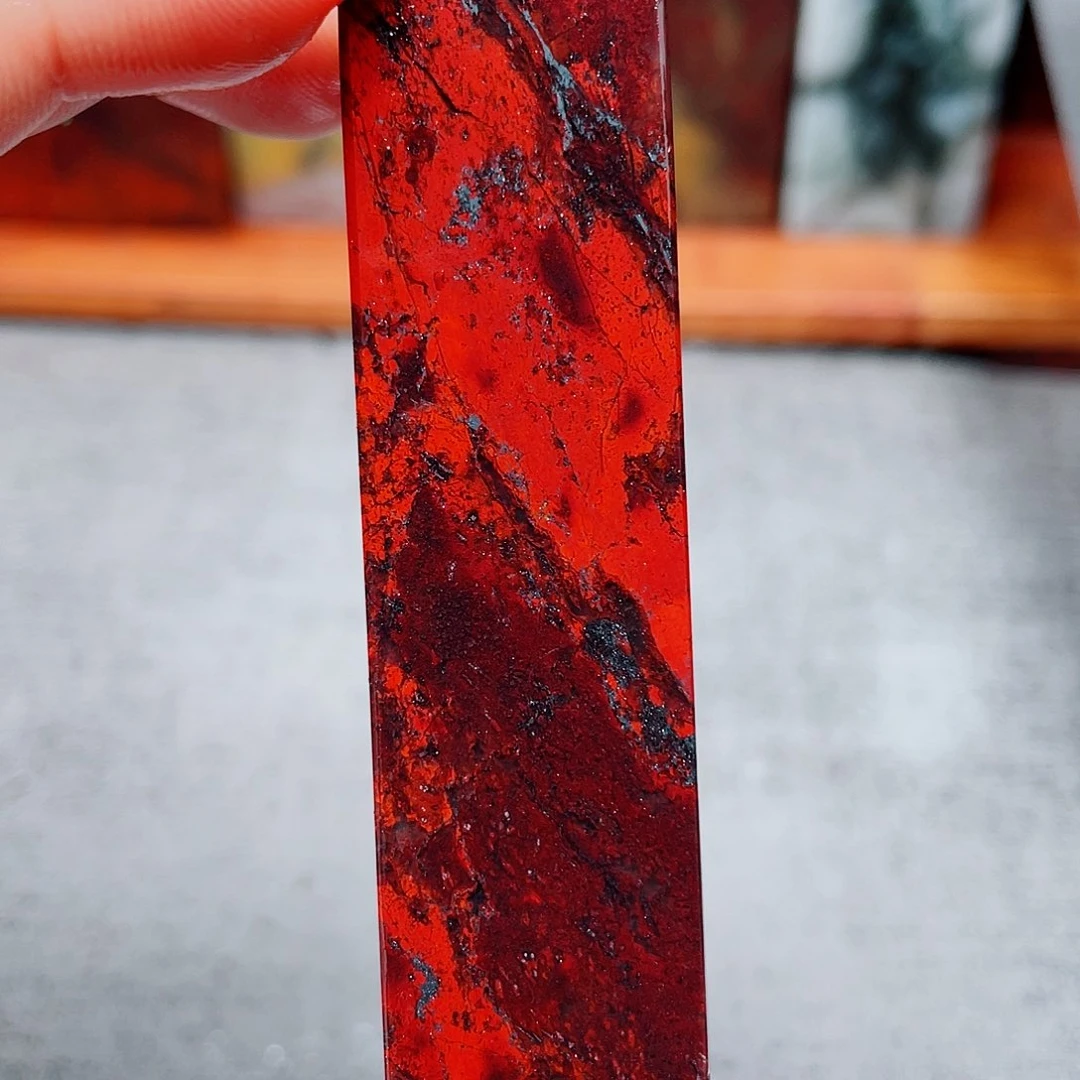 【闪购商品】玉桂林鸡血玉印章素章