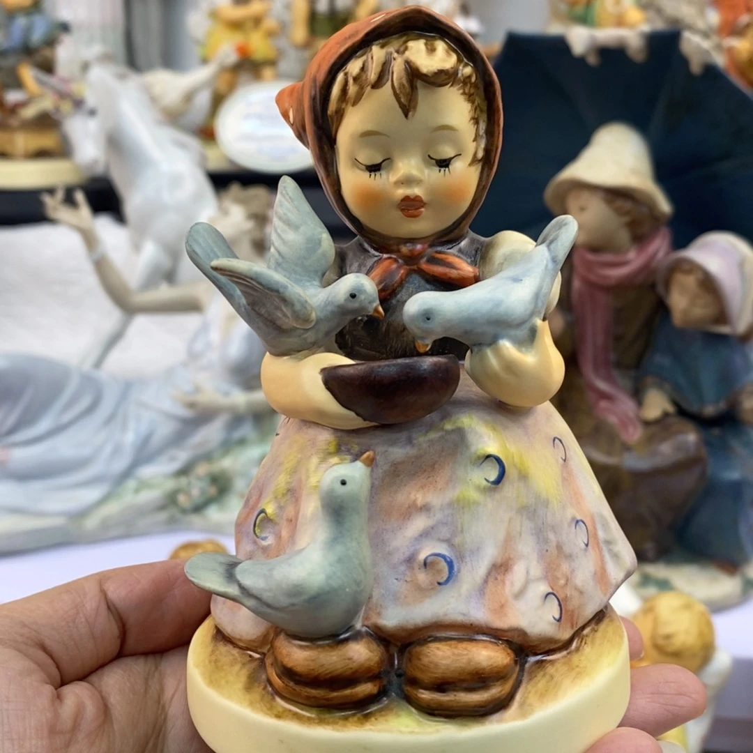瓷片紫**然欧美中古美物摆件