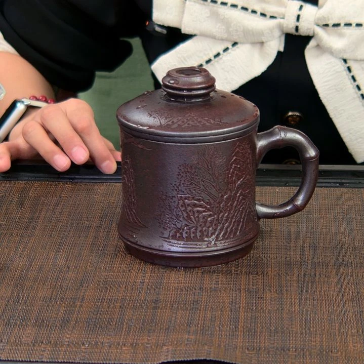 茶杯紫砂高货放漏