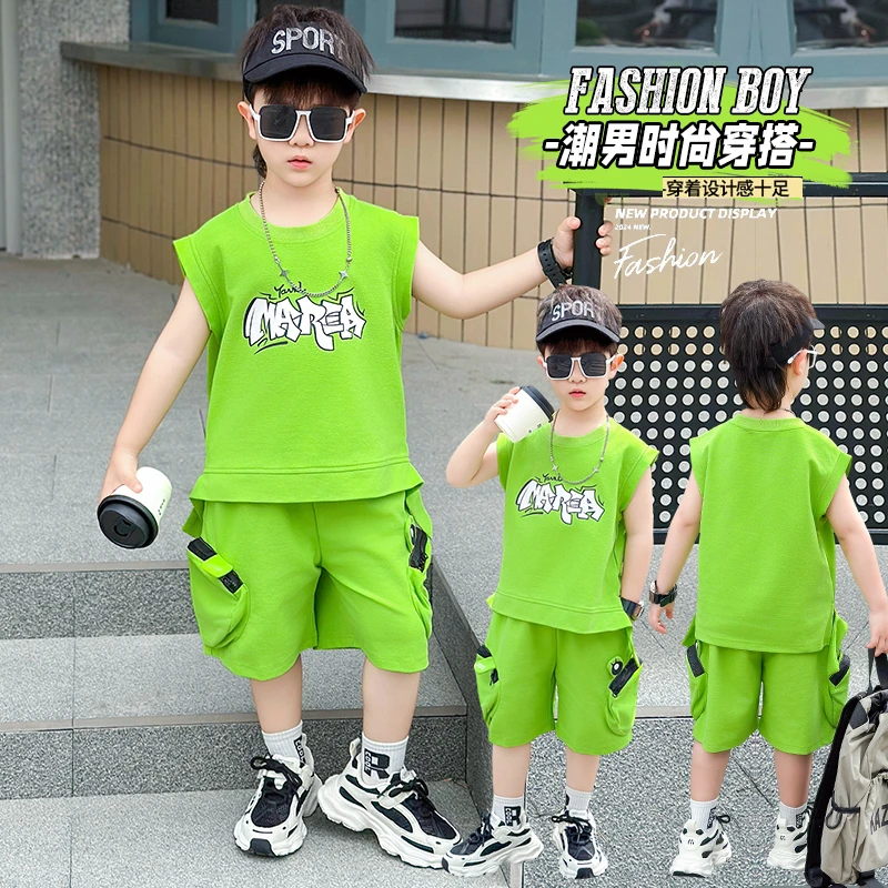 宝宝童装爆款潮款洋气2025年款衣服儿童夏装新款套装韩版儿童夏装