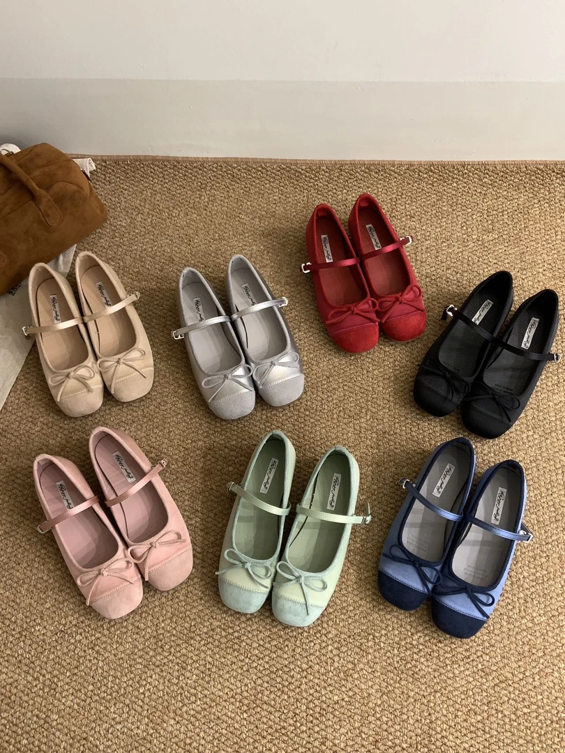 0016-780 春秋百搭软底温柔法式浅口女鞋子