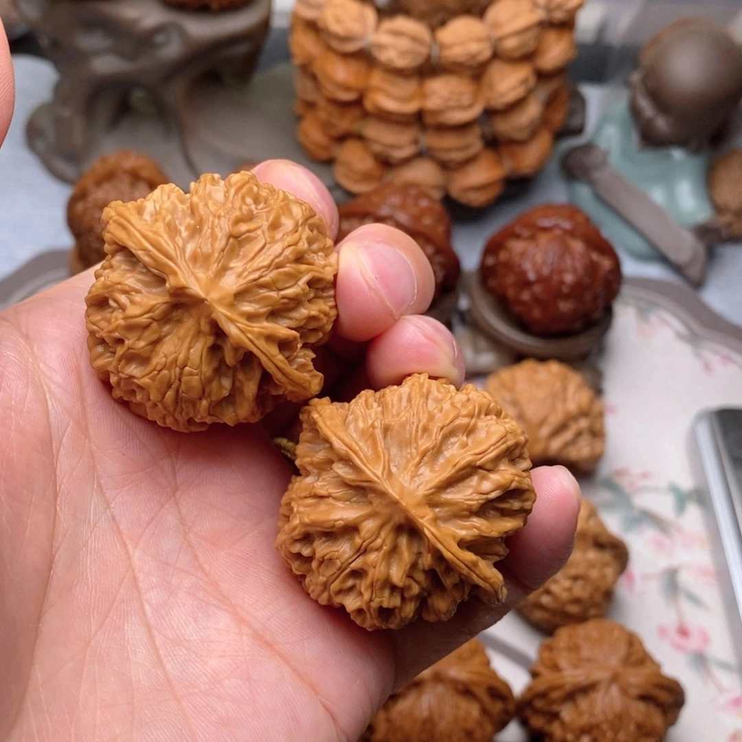 【闪购商品】文玩核桃把件苹果40