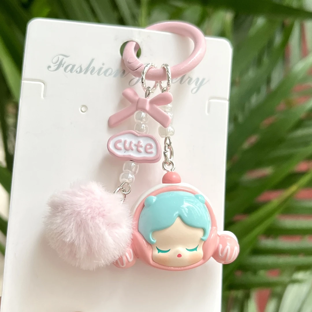 正版萌粒马卡龙甜品系列公仔可爱礼物钥匙扣手机链挂件