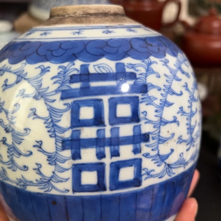 傲***骨摆件青花瓷器青花瓷器