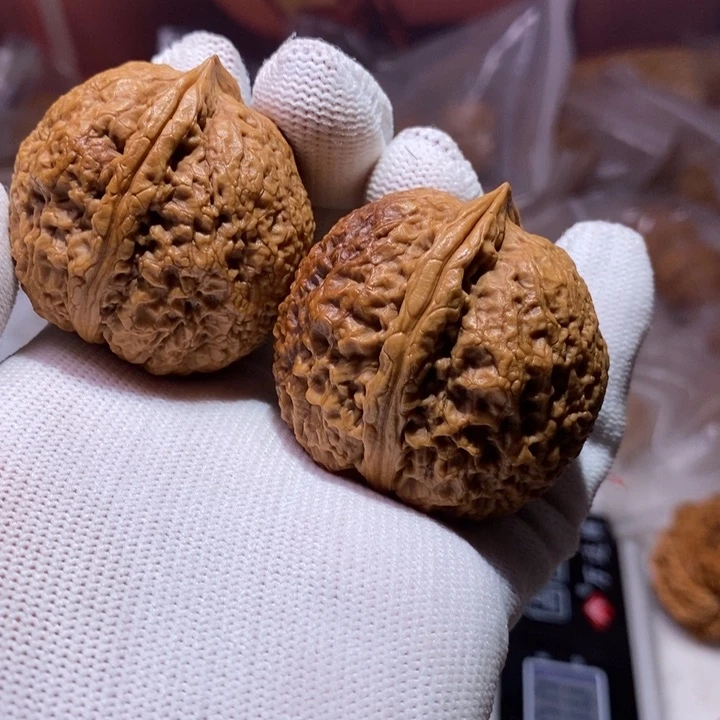 文玩核桃把件铁狮子43尺