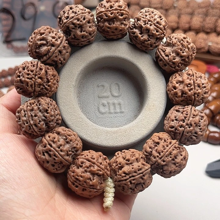 金刚菩提手串闷墩粗筋双龙深沟梅花23