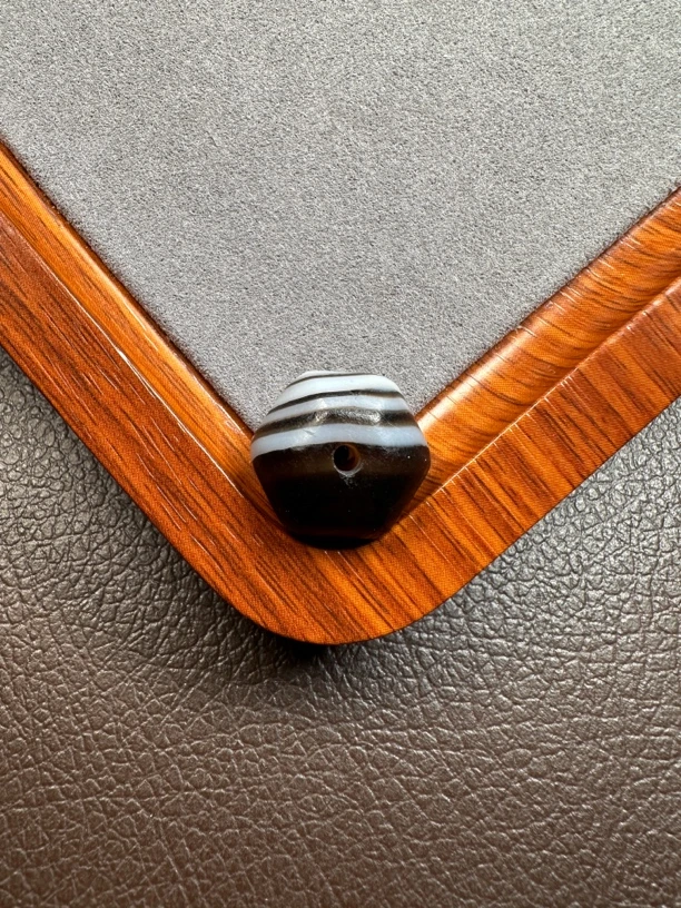 缠丝玛瑙六棱锁骨链 玛瑙颈饰 卡18+