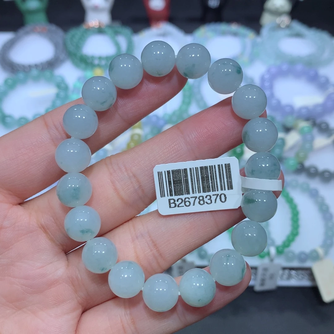 翡翠未镶嵌手串天然