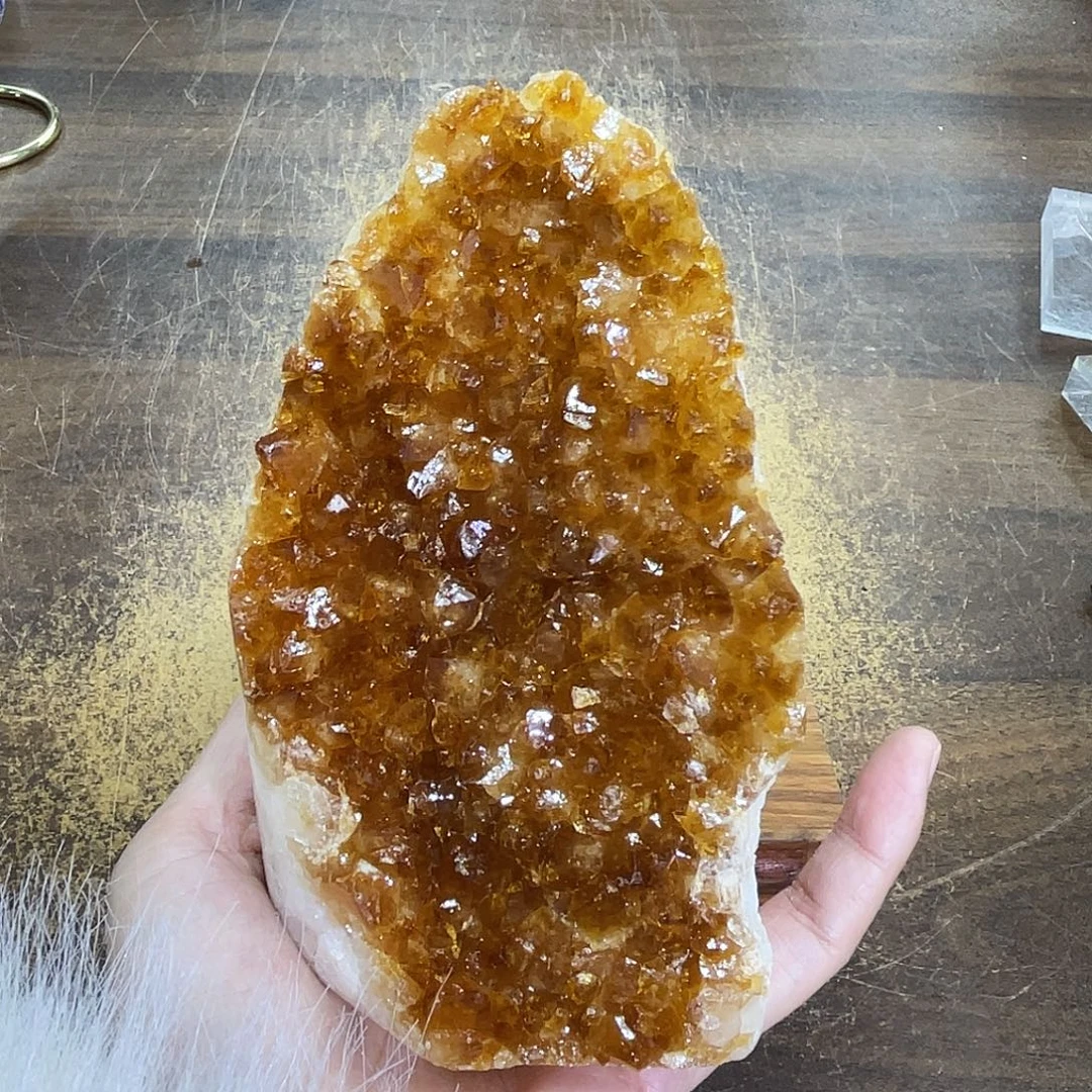 未镶嵌摆件紫晶晶体