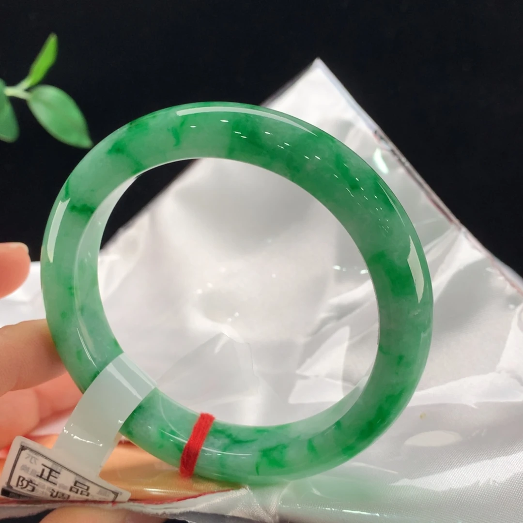 翡翠未镶嵌手镯0554