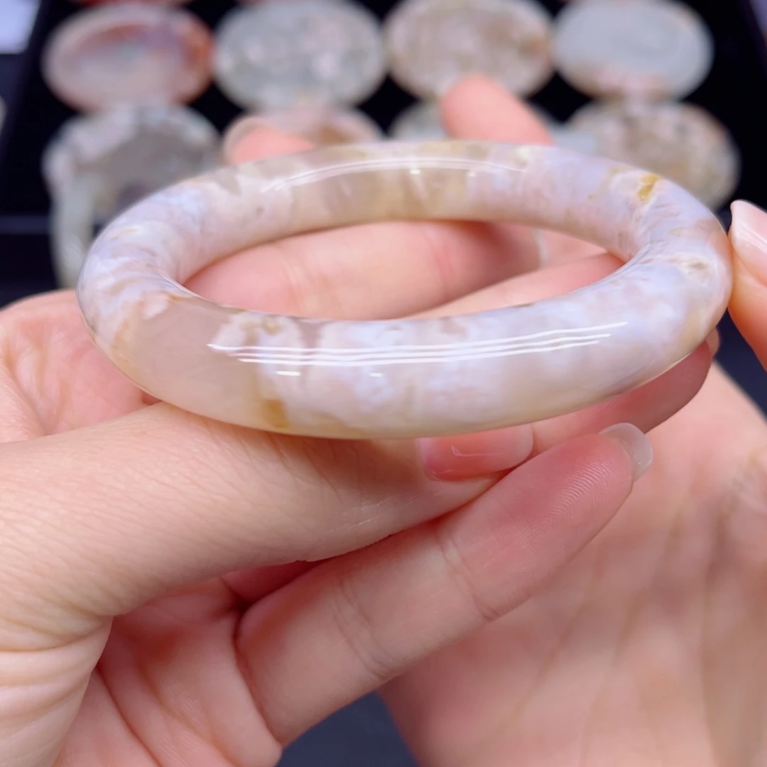 玛瑙/玉髓未镶嵌手镯57@