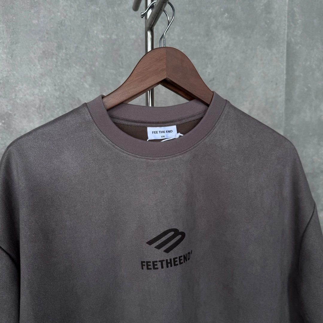 【7011】仿麂皮潮流T恤