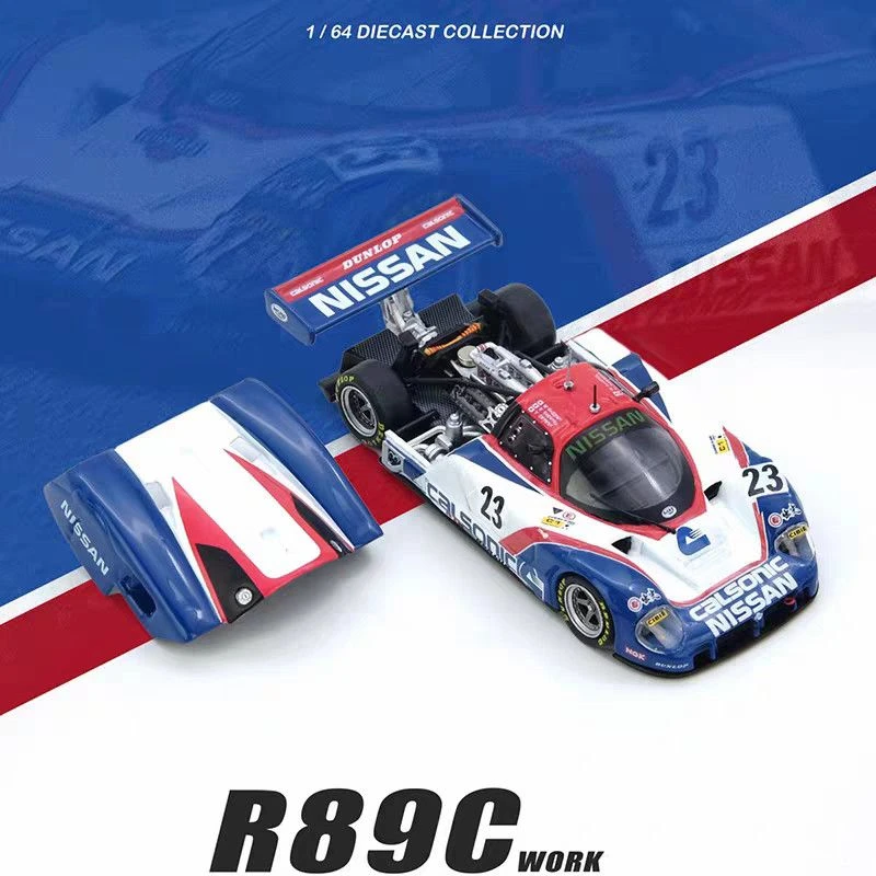 INNO 1:64 日产 尼桑 R89C LE MANS 1989 勒芒赛车 23号 合金模型