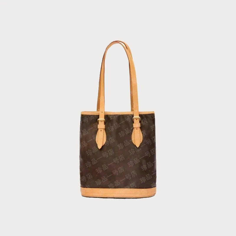 2025【新款小水桶黄皮/13*17cm】刚五金时尚女包