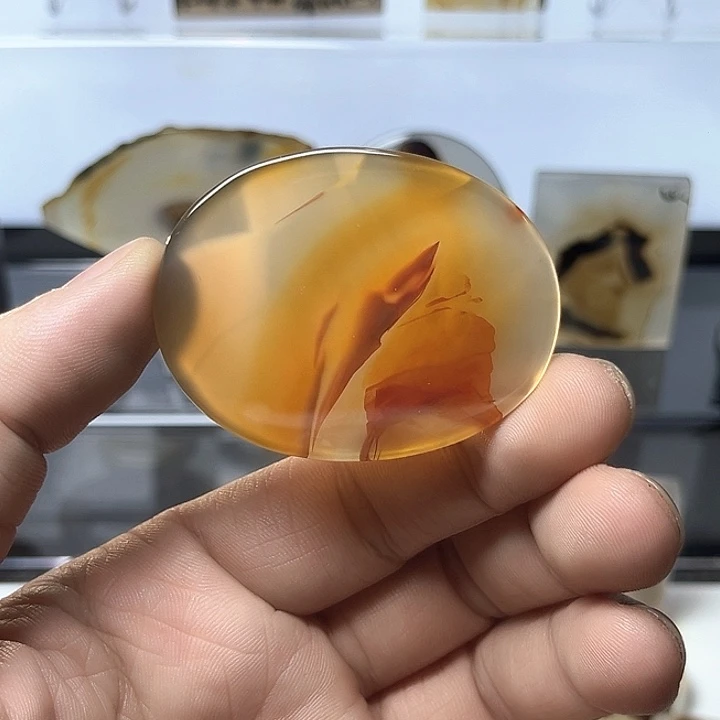 玛瑙/玉髓未镶嵌吊坠(不含链)