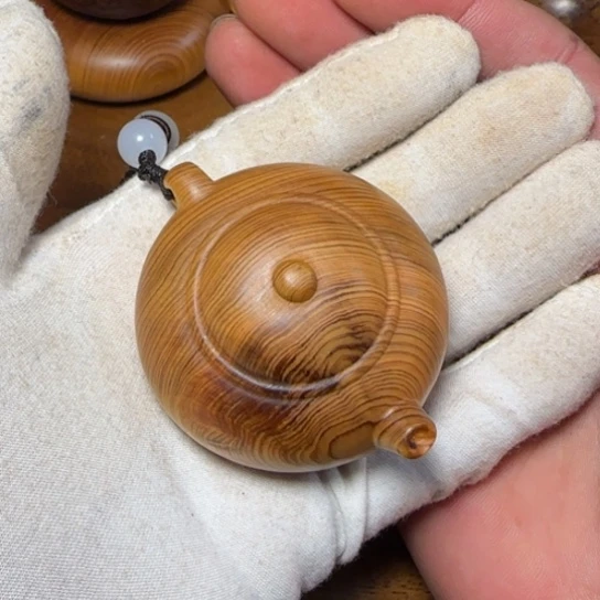 柏木（崖柏）全陈化老料把件