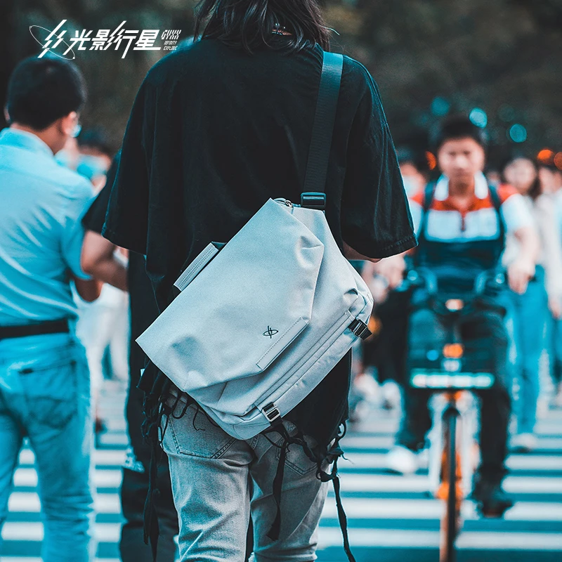 GYXX/光影行星阿波罗air男士斜挎包单肩包男款电脑包网红潮款男包