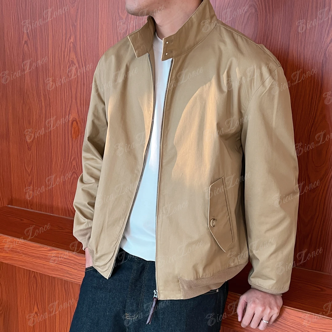 25早秋 小马标 高定新贵松弛男士立领夹克外套SW30217
