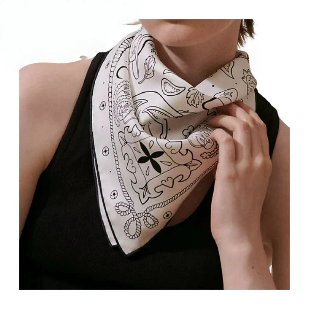 ZIKER｜装饰丝巾复古薄款百变