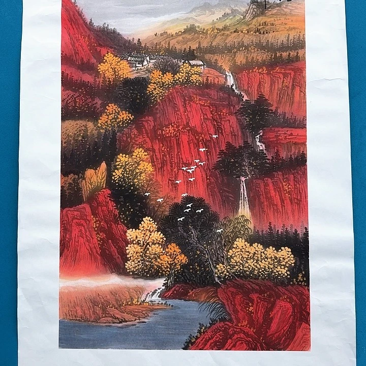 国画书法作品多次参加