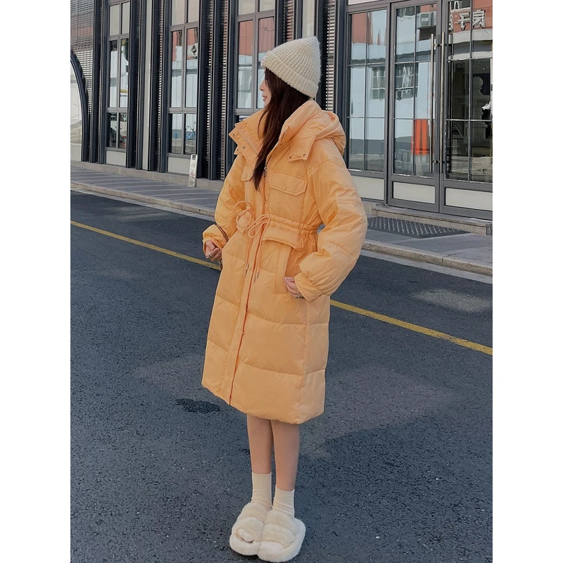冬季新款女保暖高蓬百搭高端大气时尚洋气羽绒服T-993