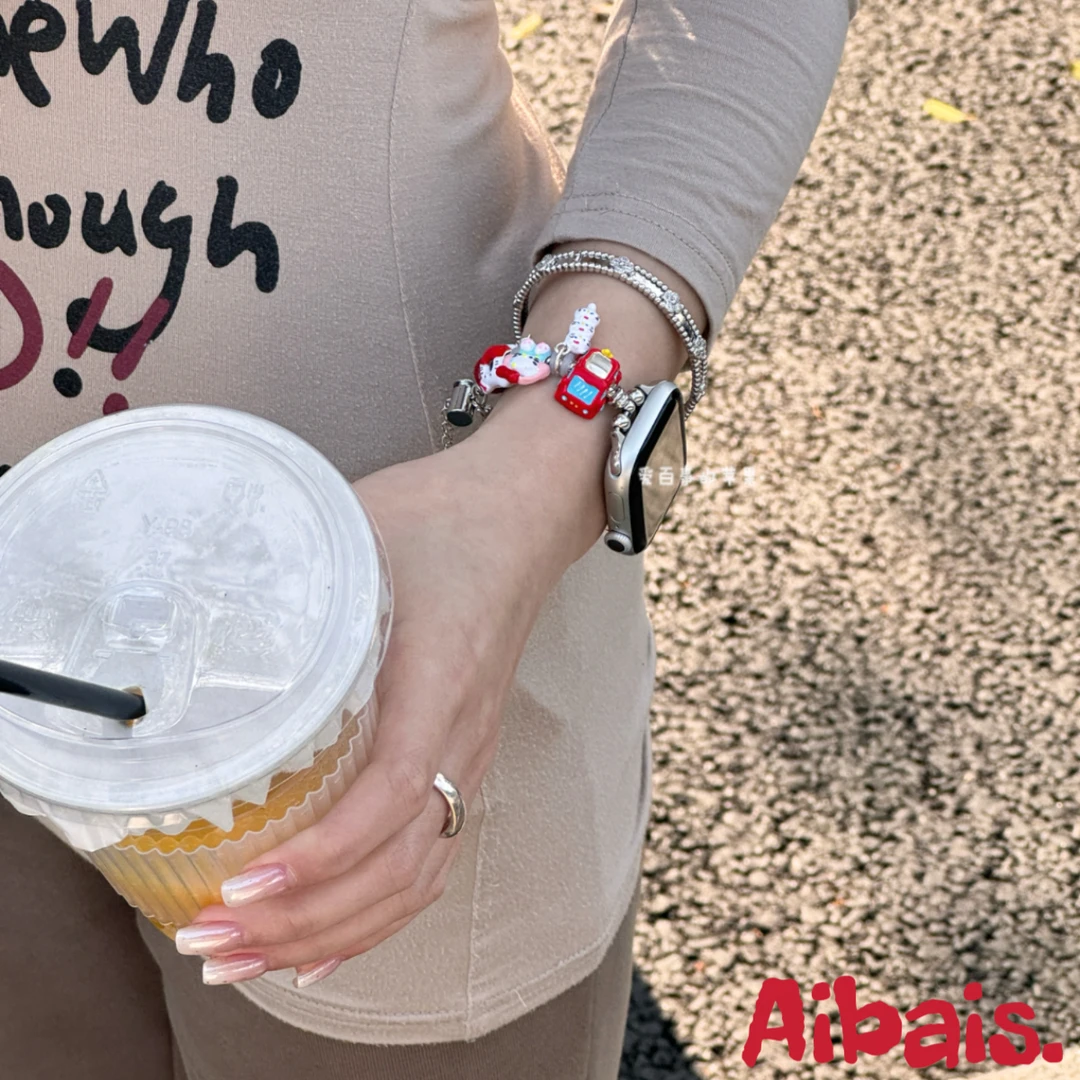 《kt串珠》原创适用iwatchs11苹果手表10表带applewatch9女8夏天