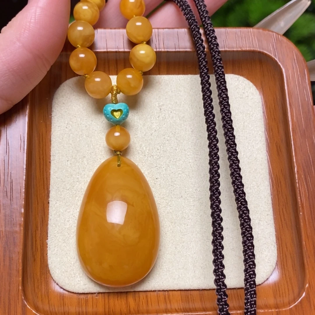 【闪购商品】蜜蜡颈饰未镶嵌项链